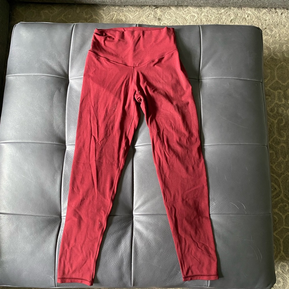Maroon Aerie leggings